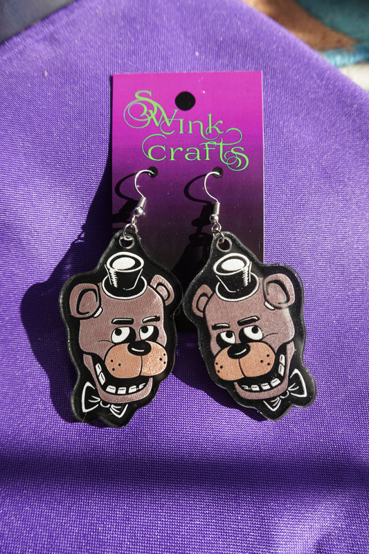 Freddy Fazbear Earrings