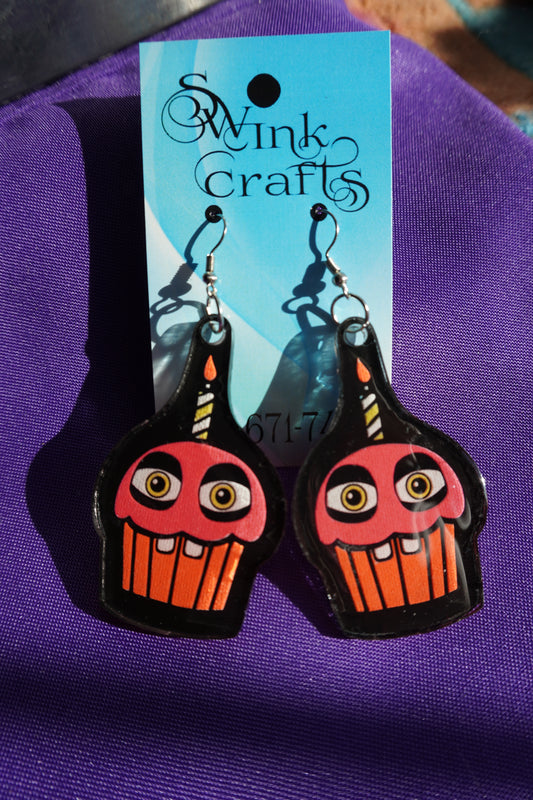 Mr. Cupcake Earrings